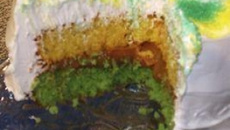 Bolo da torcida verde amarela