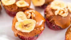 Muffin de banana com doce de leite: bolinho saudável para o Dia das Crianças