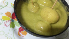 Conserva de batatinha ao molho verde