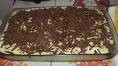 Pavê de bolacha champagne