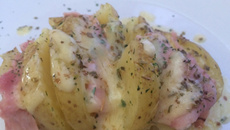 Batata recheada fácil