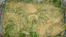 Salada gostosa ao molho rosé