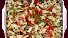 Salada de berinjela no forno