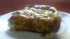 Torta rápida de salsicha