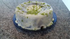 Bolo vulcão de Limão