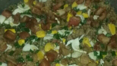 Farofa de feijão andu