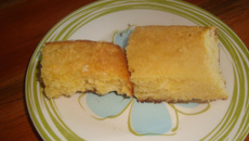 Bolo de farinha de milho