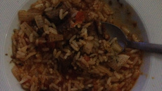 Risoto Brasiliense (Sobras de Churrasco)