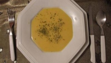 Creme de mandioquinha