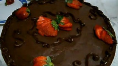 Recheio e cobertura de chocolate da Glau