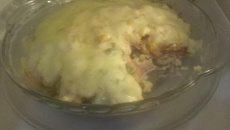 Lasanha de pão ao molho branco