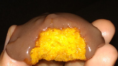 Bolinho de cenoura com cobertura de brigadeiro