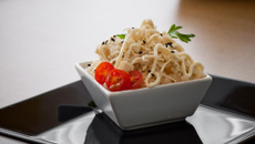 Risoto de frango e queijo