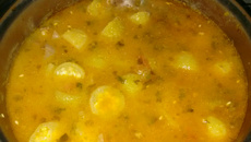 Molho de quiabo e maxixe com charque