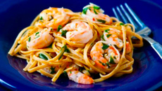 Camarão na manteiga