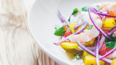 Ceviche de kani fácil