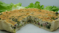 Quiche lorraine sem glúten