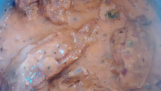 Frango com leite de coco