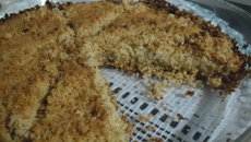 Torta crocante de aveia