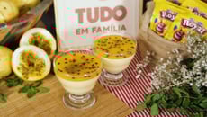 Mousse de maracujá fácil