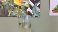 Limonada com hortelã