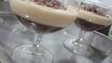 Mousse de chocolate com maracuja