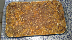 Pavê de chocolate com amendoim da Aline