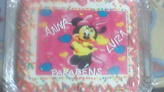 Bolo de aniversário Anna Luiza