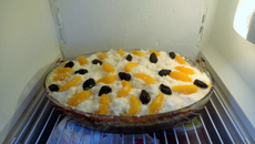 Torta com pão-de-ló