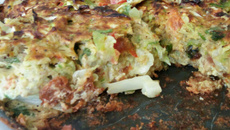 Torta de repolho com sardinha