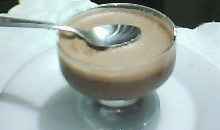 Gelatina de chocolate