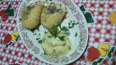 Batatas Recheadas com Frios