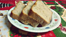 Pão de milho vegano com pedaços