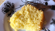 Bolo de mandioca fofo