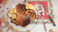 Panquecas Americanas de Banana