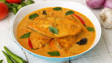 Peixe de coco prático rápido e fácil