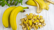 Carne de casca de banana