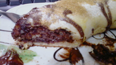 Rocambole de Nutella do Zé