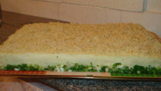 Bolo salgado de pão de forma