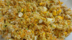 Farofa de abobrinha e cenoura