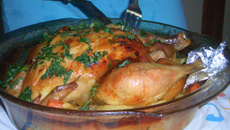 Frango recheado delícia