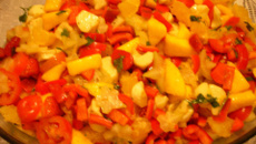 Salada de frutas salgada da Mila
