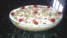 Pavê de chocolate e doce de leite