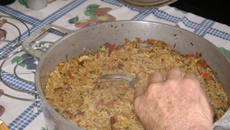Risoto de costelinha de porco