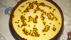 Torta mousse de maracujá