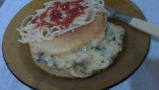 Omelete com muçarela