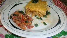 Omeletão de micro-ondas