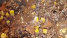 Escondidinho de mandioquinha com carne moída