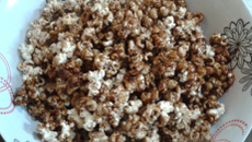 Pipoca doce - Prática e o que é melhor, é de chocolate!