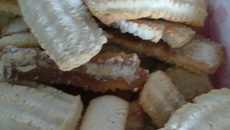 Bolacha caseira de passar na máquina